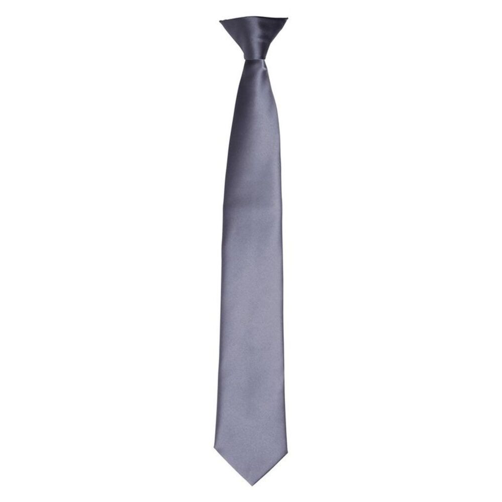 Premier Unisex Adult Satin Tie / Steel